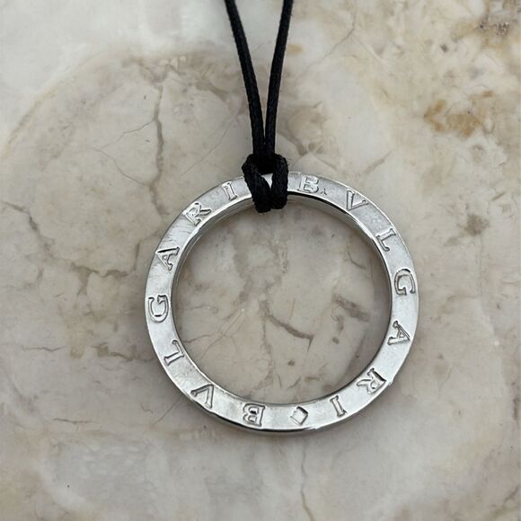 BVLGARI 925 Sterling Silver Key Ring / Pendant - Picture 6 of 11